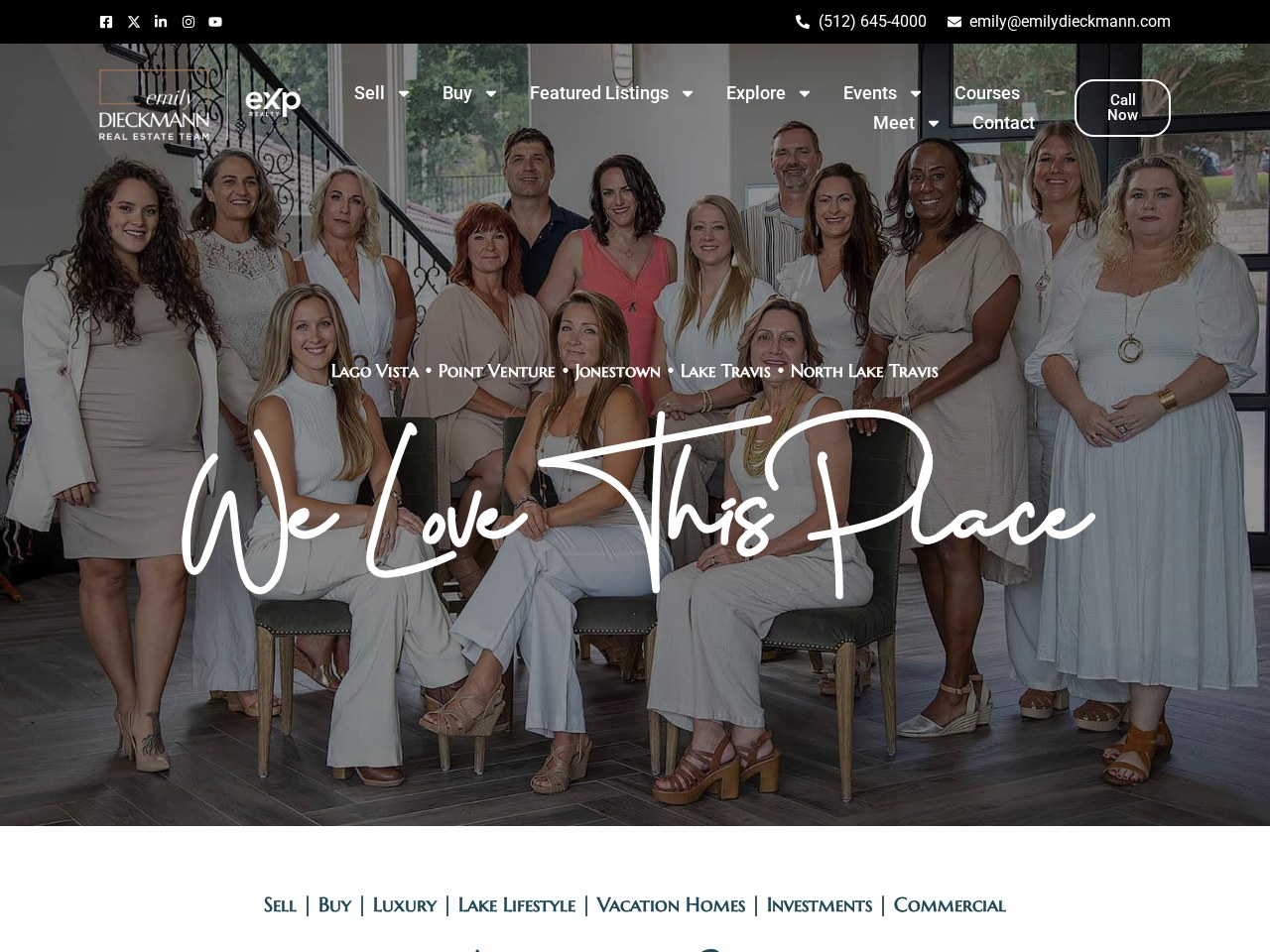 Emily Dieckmann website built by North Austin Web