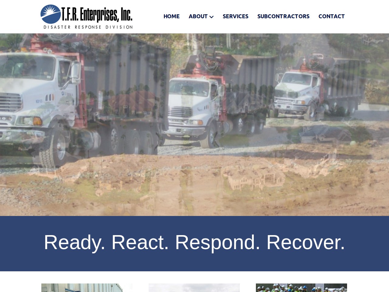 TFR Enterprises website built by North Austin Web